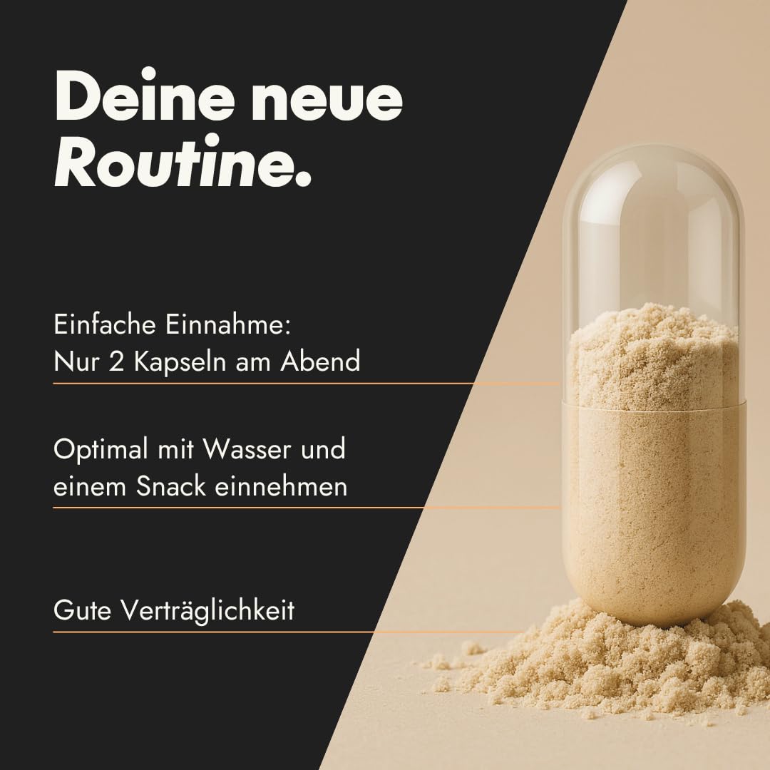 serotalin Active Men T-Kapseln Night Ashwagandha, 60 Kapseln (Packung mit 2)