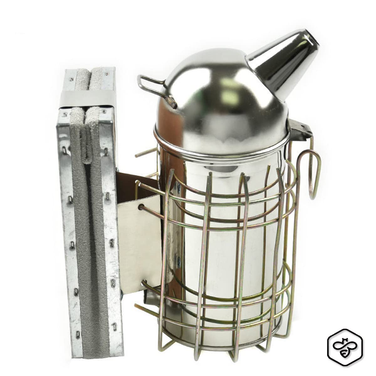 Affumicatore inox BeePro con protezione ø 8 cm.