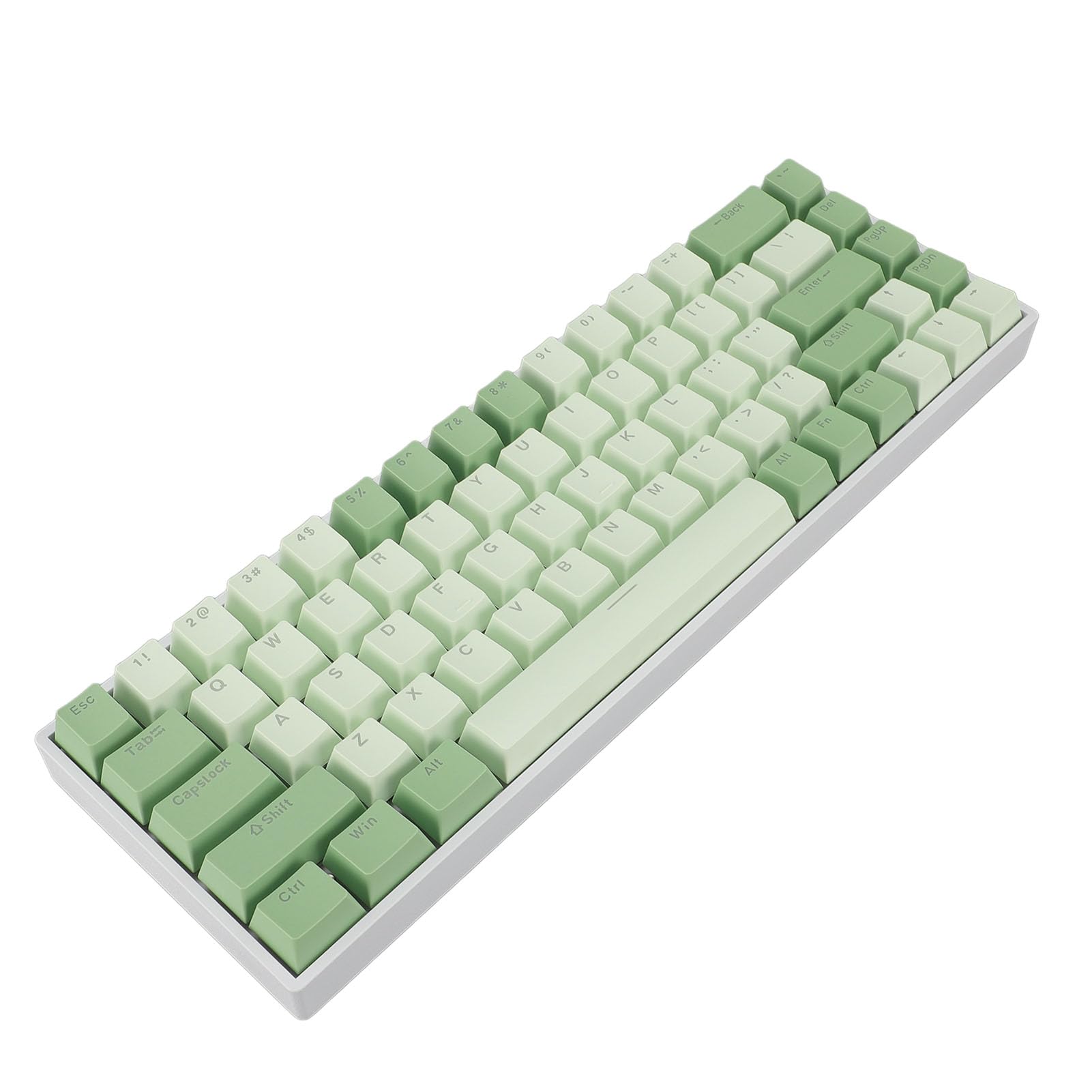 Klawiatura Mechaniczna 60%, Podświetlenie RGB, Niebieski Przełącznik, USB C, Przewodowa Klawiatura do Gier Zapewniająca Zwycięstwo, Ergonomia
