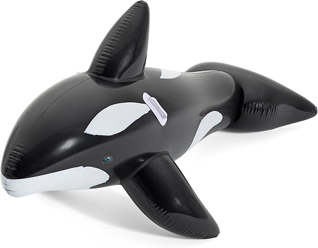 Bestway 1041009XXX20 6'8" X 40"/2.03M X 1.02M Jumbo Whale Ride-On