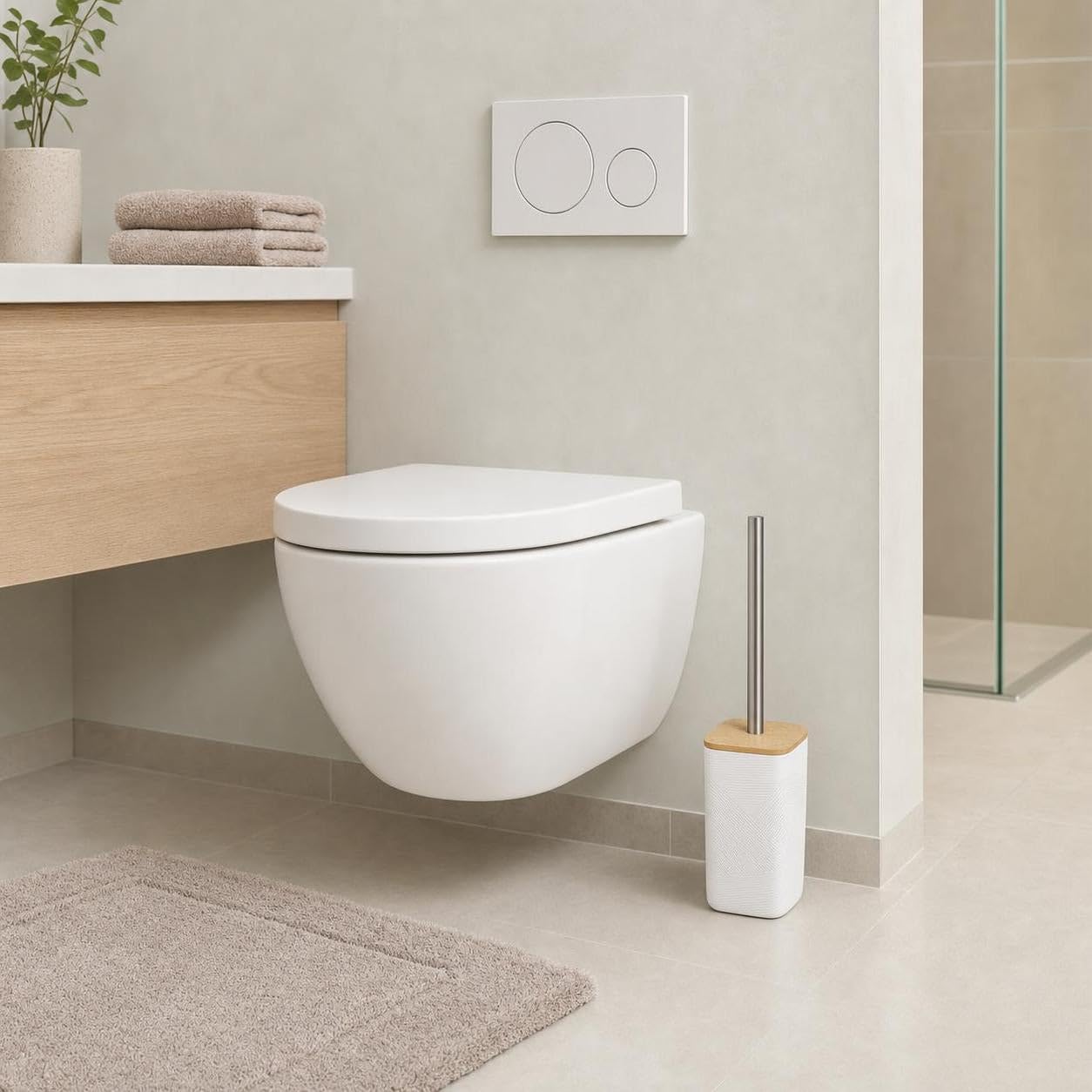 Kleine Wolke WC-Bürsten-Halter Crossover Weiß
