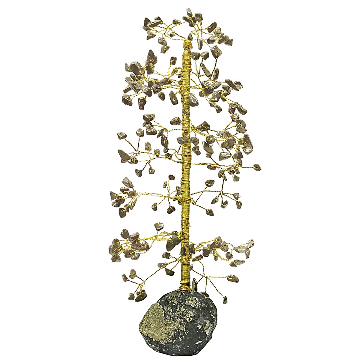 9Dzine Natural Pyrite Crystal Tree, from Peru Pyrite Stone Original ...