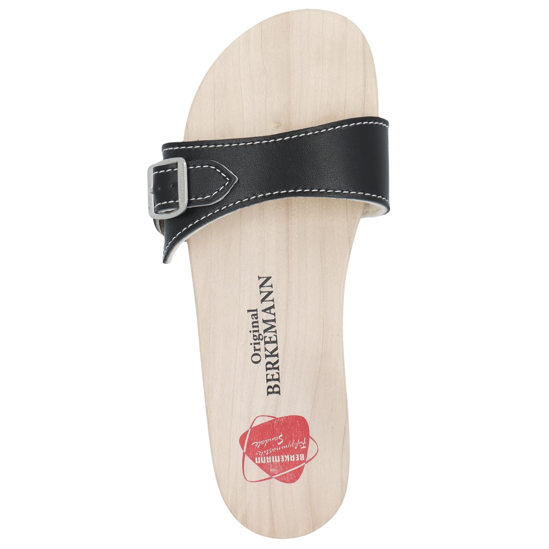 Berkemann Unisex Holz Pantolette Rindsleder medium Fußbett: nicht herausnehmbar