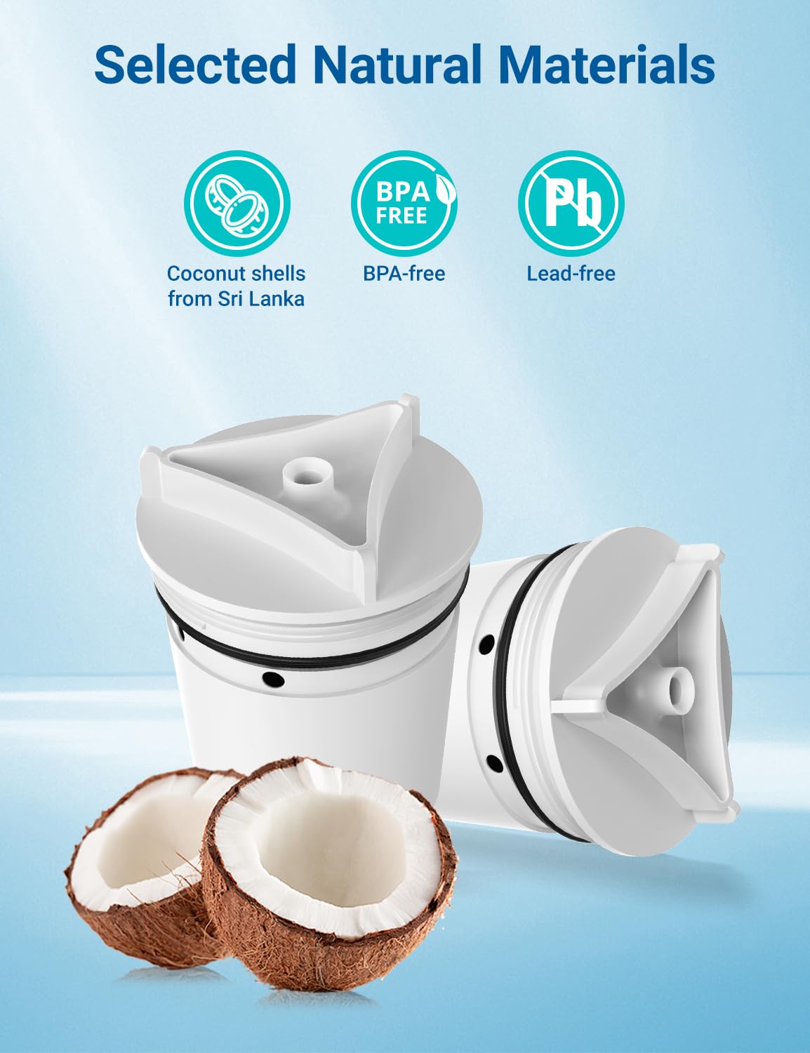 Faucet Water Filter FM-15RA Faucet Water Filter Replacement for FM-15RA,FM-15A Filtration System,White,Pack of 3,by Cobectal