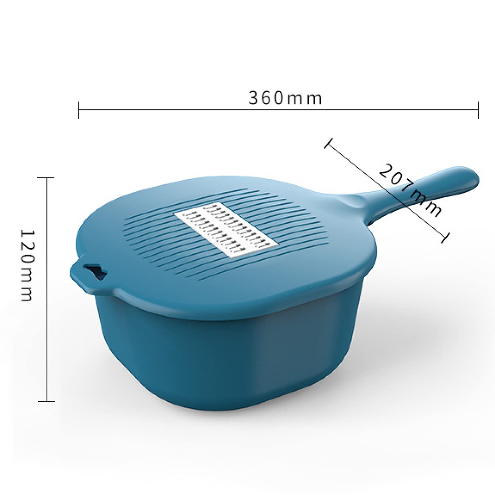 Mandolina de Cocina 8 en 1 Cortador de Verduras, Mandolina de Cocina Profesional, Multifuncional Espiralizador Rallador de Cuchillas Acero Inoxidable, Cortador Verduras,Pink