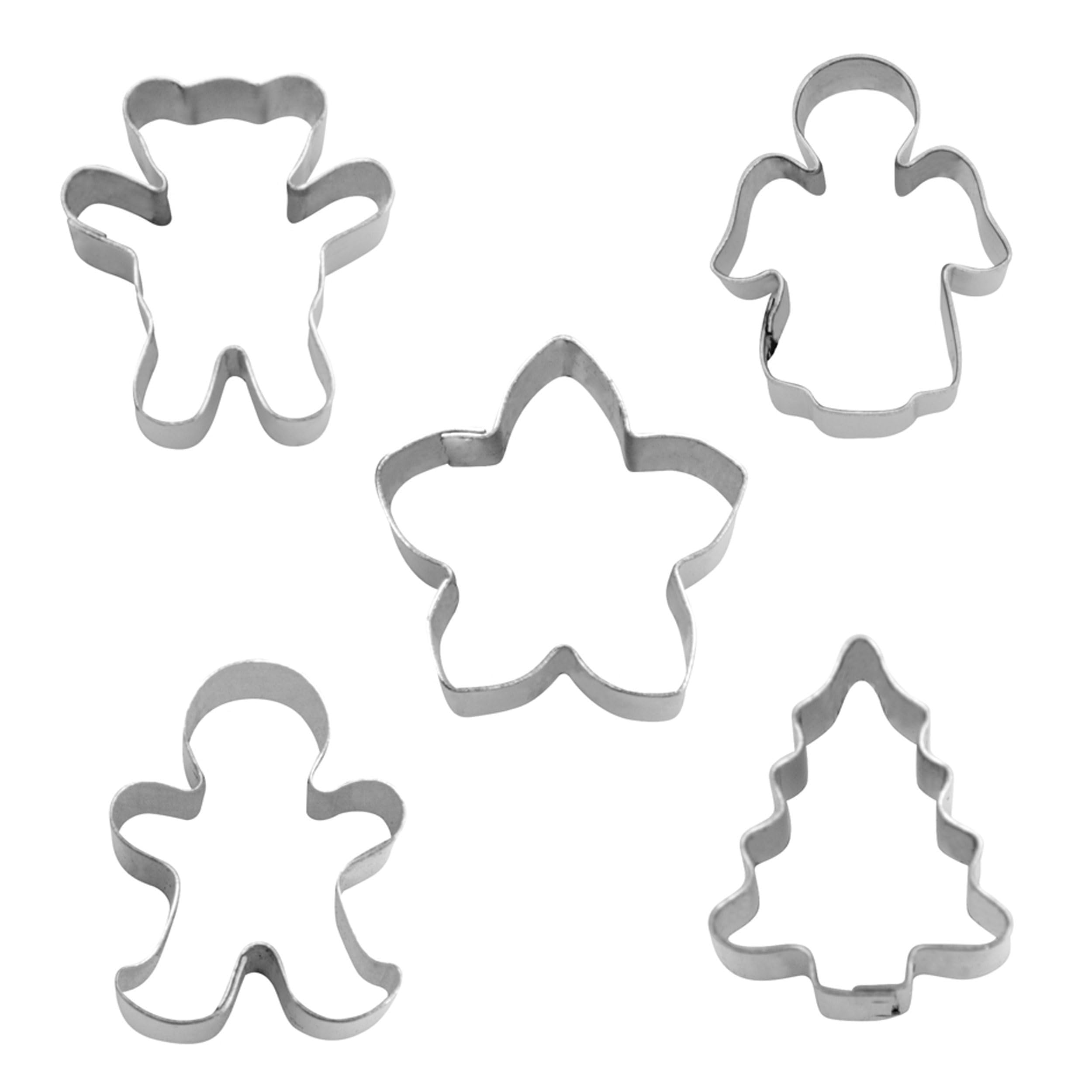 Städter 004603 Emporte-pièces Noël - Mini - Set Emporte-Pièces Inox Argent