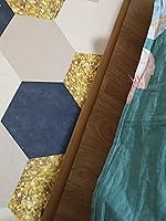 Vista 5 de Self Adhesive Floor Transition Strip for Wood to Tile/Carpet to Tile, PVC Soft Carpet Edge Trim Strips, Threshold Height Less Than 1cm (Light Brown)