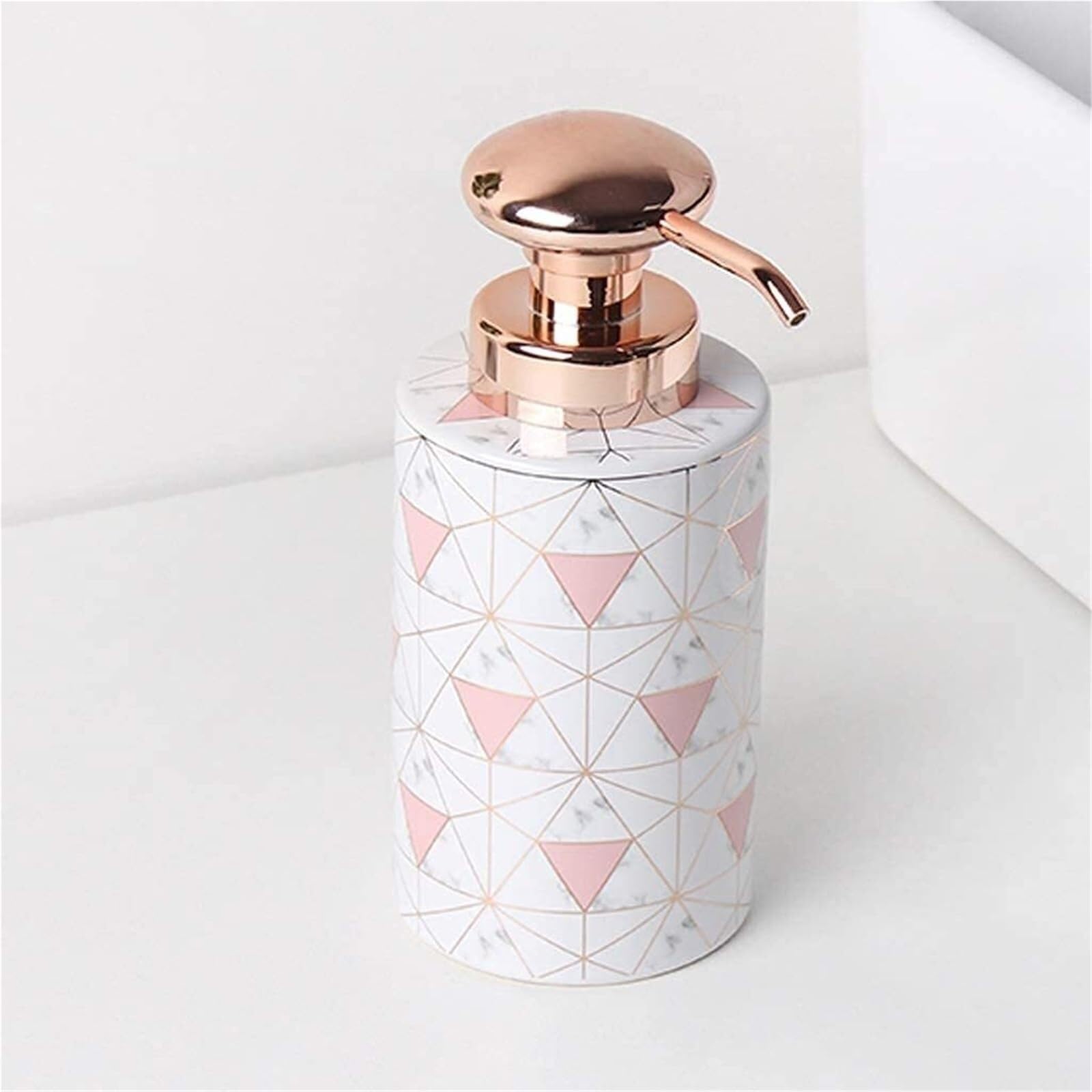 Set di accessori per il bagno Set moderno creativo europeo, kit for la pulizia della tazza, dispenser di sapone, accessorio for decorazioni costiere Arredamento per gli affittuari(B)