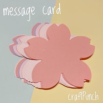 クラフトパンチ ハートのメッセージカード オーダー受付中(゜ー゜*) Amazon | クラフトパンチ メッセージカード 寄せ書き 色紙 卒業