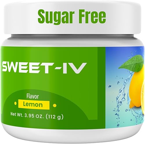 Sweet IV Electrolyte Powder - Mezcla de bebida saborizada de 0.14 oz para servir magnesio, cobre, 40 porciones de polvo de magnesio para entusiastas