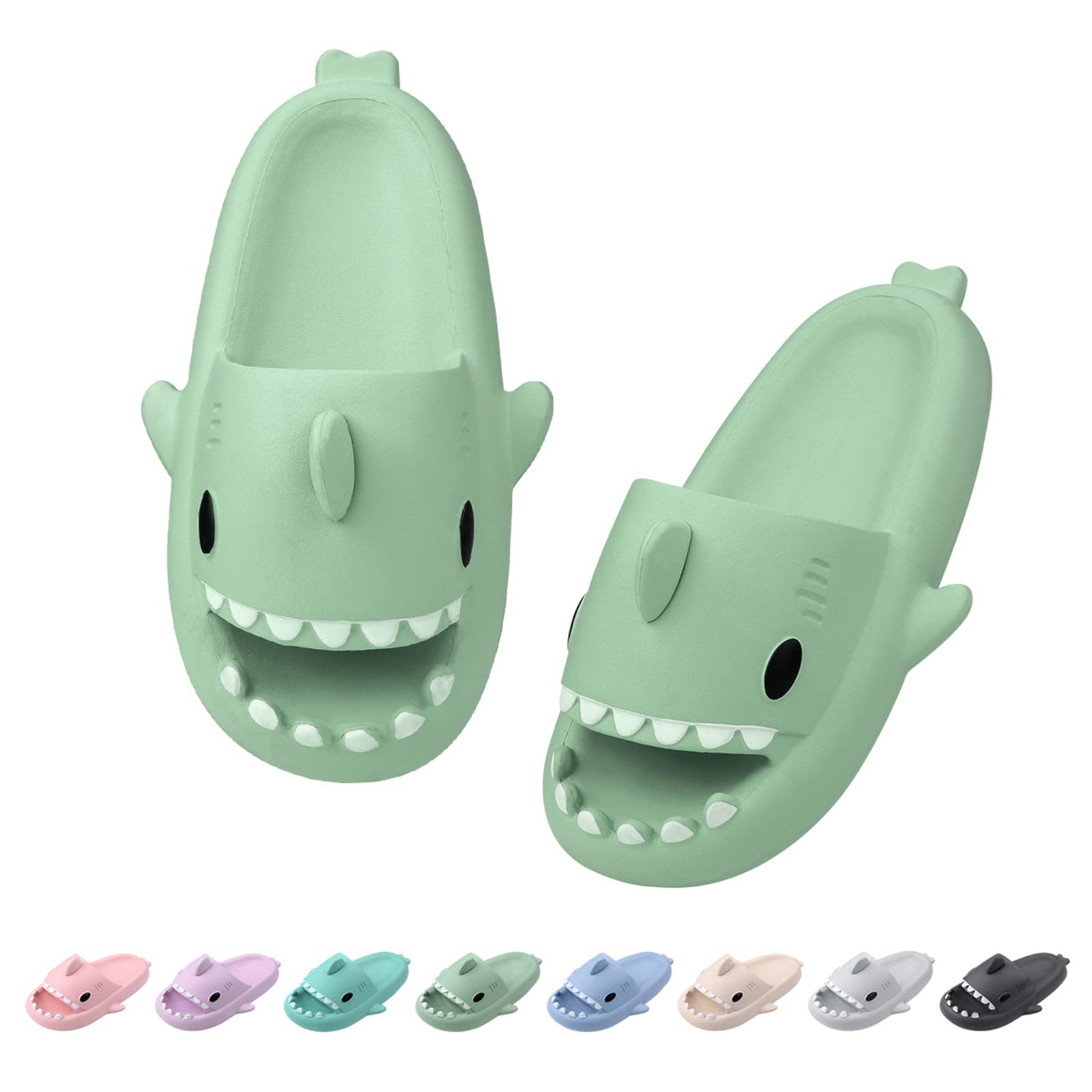 Dsaren Shark Slippers Zapatillas de Baño Hombre Mujer Antideslizante Sandalias Piscina Chanclas Playa Ducha Verano Pantuflas Suela Gruesa Casa Unisex