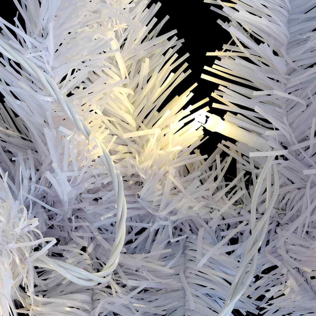 Ghirlanda natalizia con luci a LED, 5 m, bianco, 75 LED bianco caldo, 4 effetti di luce, impermeabile, per interni ed esterni, giardino, decorazione per finestre, atmosfera festiva, risparmio