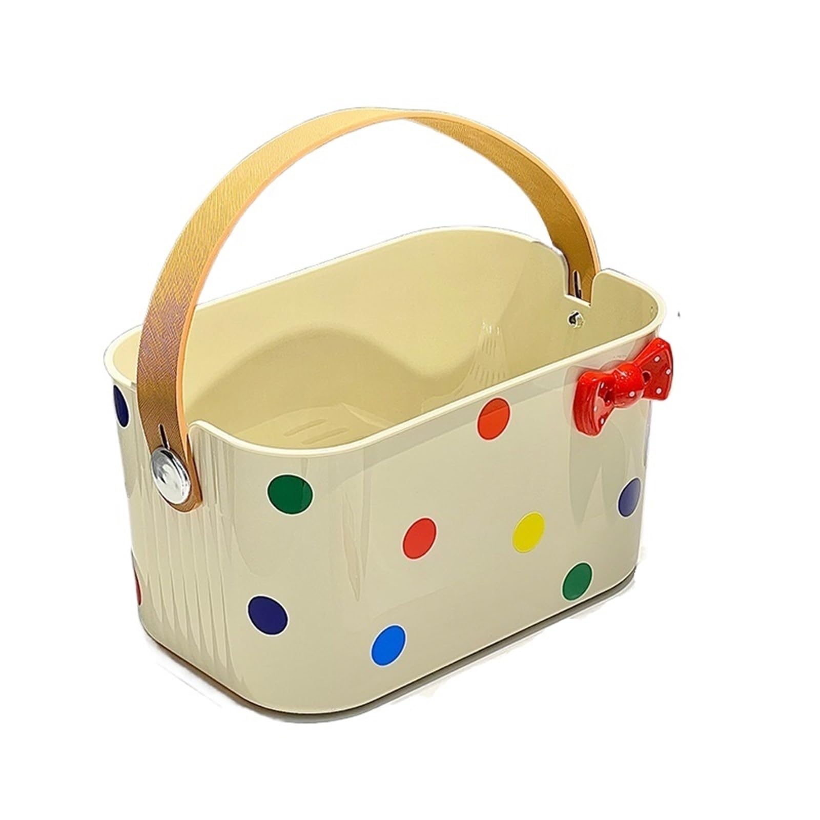 BAYNOPURIN Shower Bag Portable Shower Basket With Drain Bathing Gel Towel Storage With Handles Bathroom Sundries Organizers(Color 2)