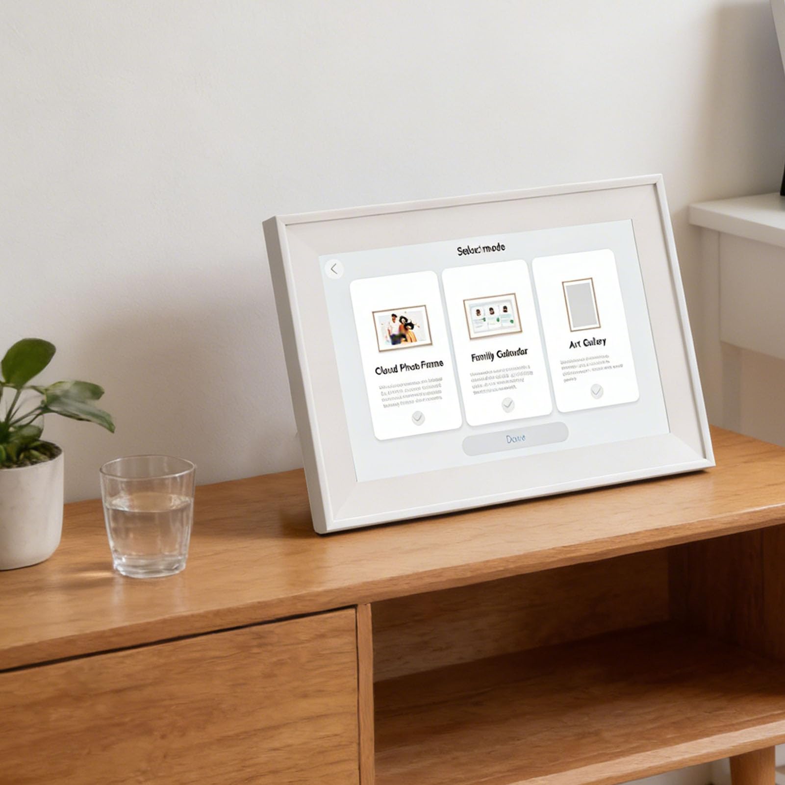 Intelligenter Digitaler Kalender, Elektronischer 10,1-Zoll-Touchscreen-Wandkalender, Planer und Aufgabendiagramm für Familienpläne und Cloud-Fotos