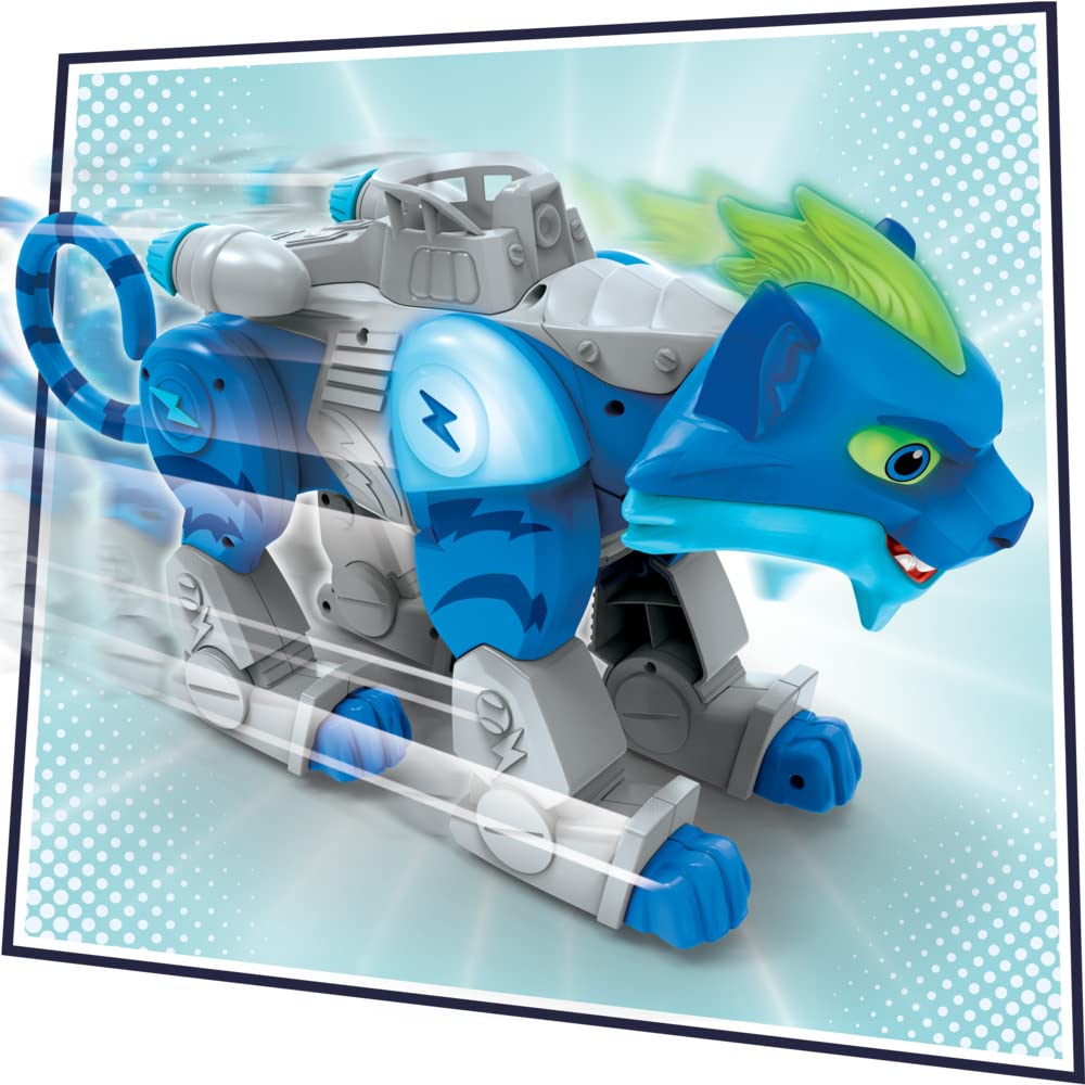 PJ Masks Animal Power Charge and Roar, Power Cat Kleinkindspielzeug, motorisiertes Spielzeug mit über 20 Lichtern und Geräuschen, ab 3 Jahren (French Version)