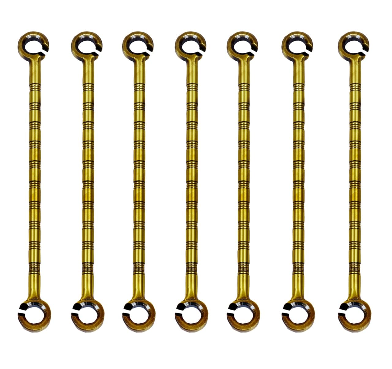 12 mm Stainless Steel Antique Golden Finish Swing Chain Links Rod for Hammock Hanging Hooks Pack of 6-image-33