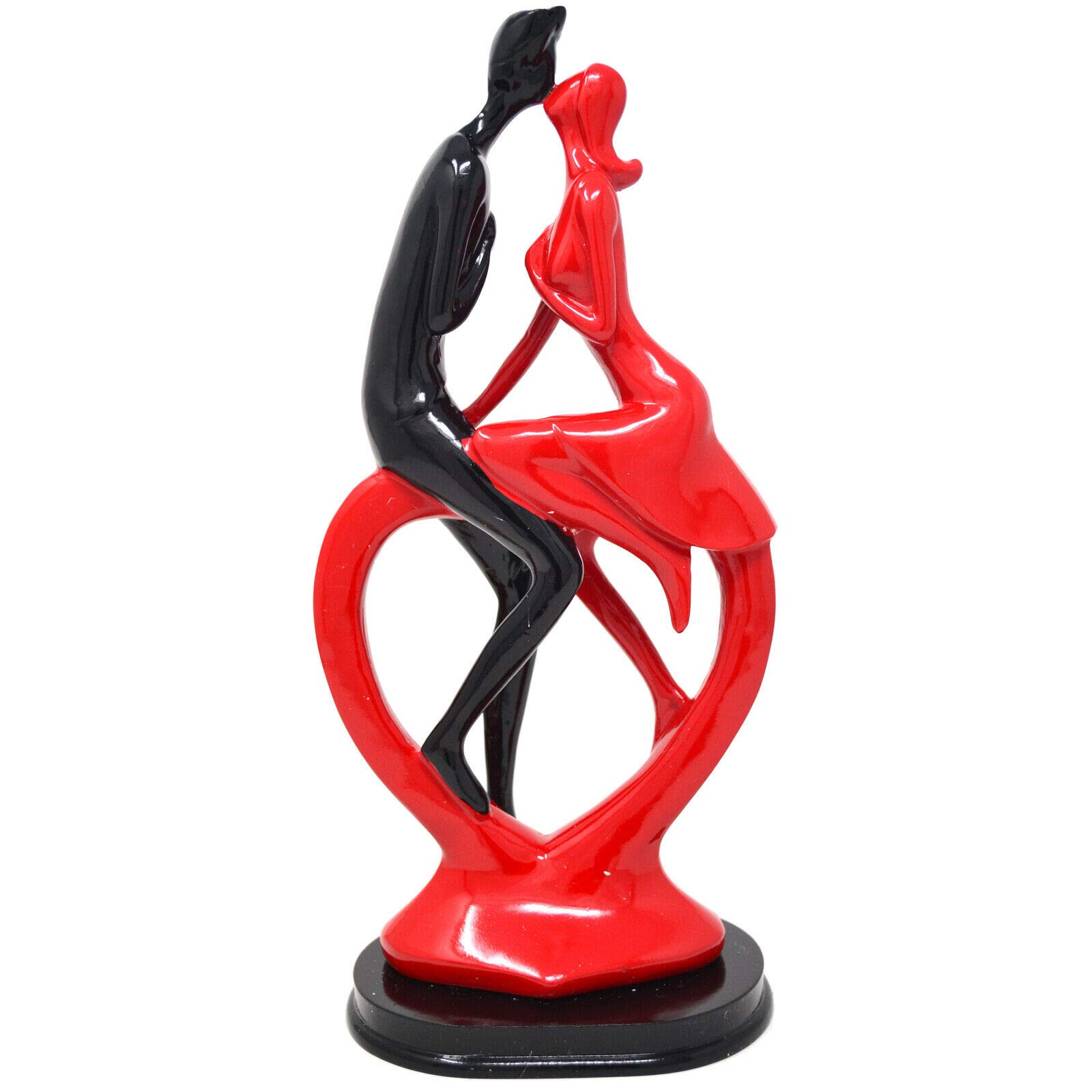 Bargains-Galore Black Couple Dancing Ornament Figurine Statue Gift Decoration Diamante Wedding 32Cm