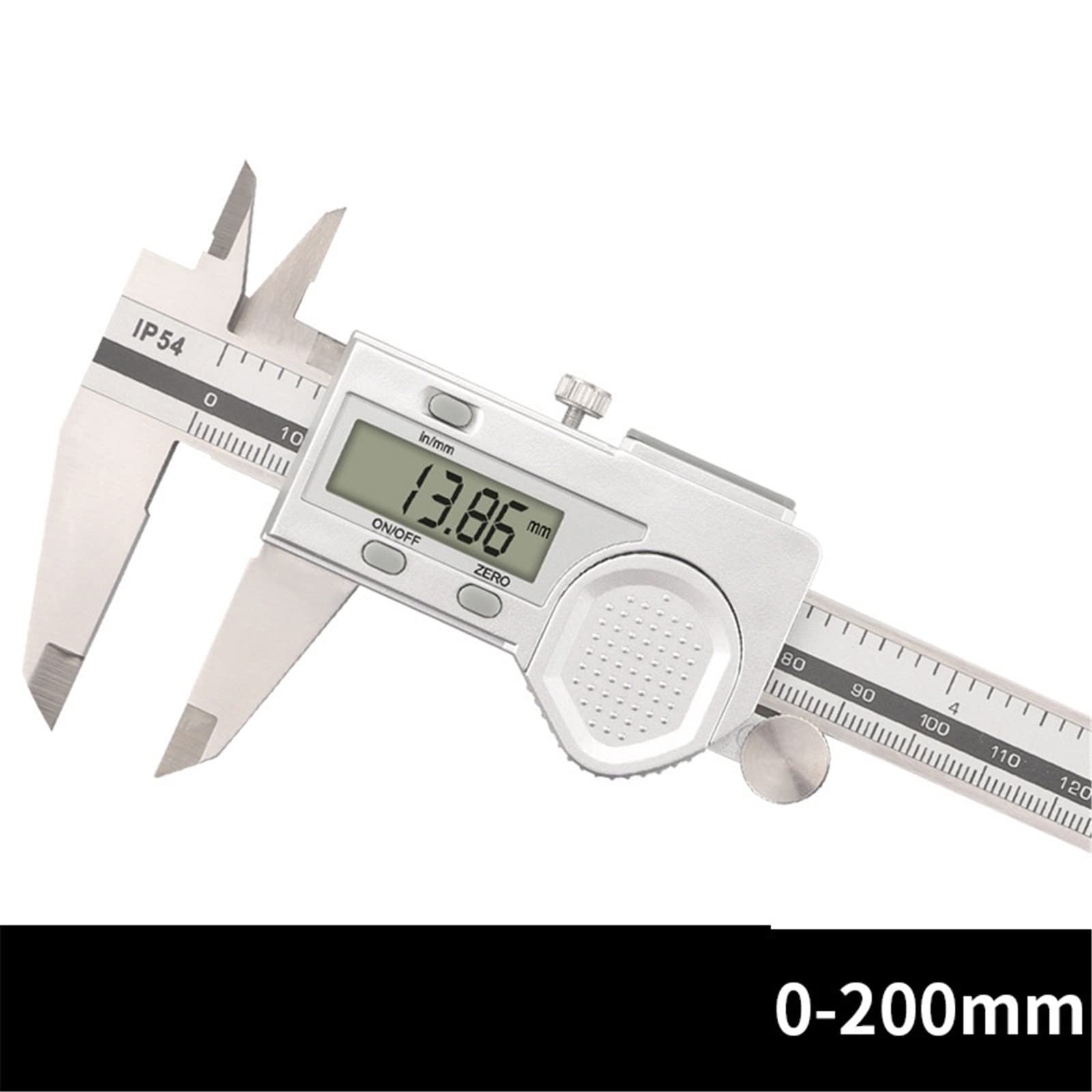 Calibrador Electrónico Digital Calibrador Digital 0-150-200-300 Mm Herramienta De Medición para Uso Doméstico E Industrial,Silver-0-150mm