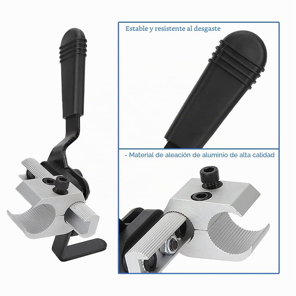 Reemplazo manual de freno de silla de ruedas para montaje lateral de tubo de 22mm, piezas de bloqueo resistentes para la mayoría de sillas de ruedas, 1 par (22mm)