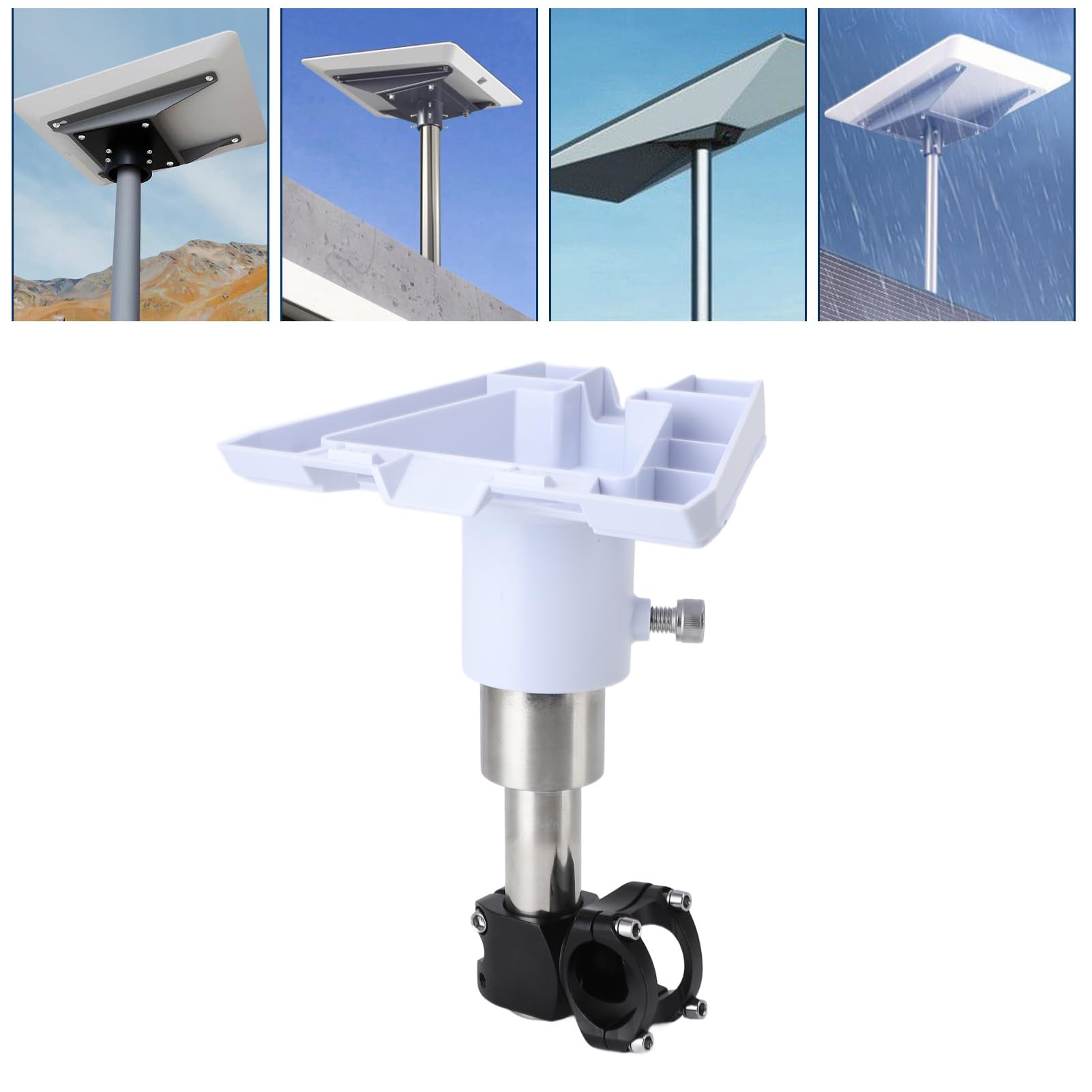 Satellite Pole Mount, Starlinking Gen 3 Pipe Adapter, Weather Proof Steel Mounting Kit, for Home and Commercial Use, Fathers Day Gifts