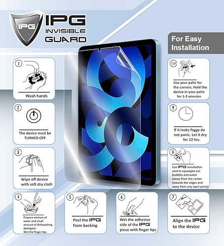 Miniatura 4 de IPG Protector de pantalla para consola de videojuegos Asus ROG Ally de 7 pulgadas, pantalla táctil invisible sensible Ultra HD, película