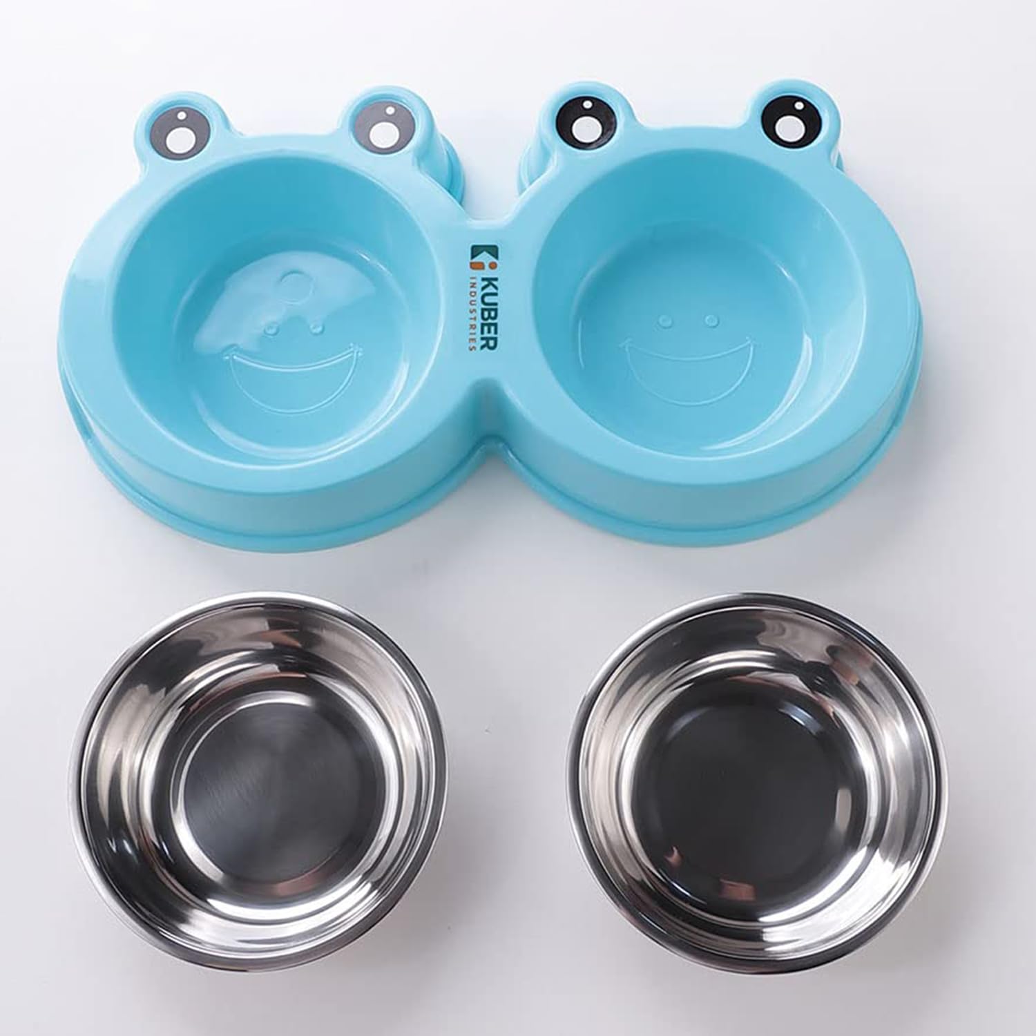 See full amazon price history chart for Kuber Industries Dog Food Bowl|Stainless Steel,PVC Material Dog Bowls|Non Slip,Durable,Sturdy,Non Toxic|A1009B|Blue Kuber Industries Dog Food Bowl|Stainless Steel,PVC Material Dog Bowls|Non Slip,Durable,Sturdy,Non Toxic|A1009B|Blue (B0CJ5BNP5T) Amazon Price History, Amazon Price Tracker