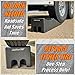 CARAVANTURE Flat Tire Changing Ramp – Heavy Duty Roadside Aid for Tandem Dual Axle Trailer – ONE Piece and ONE Easy Step – 5.5 Inch Lift, 20,000 lb Lift Capacity, All RV and Utility Trailers