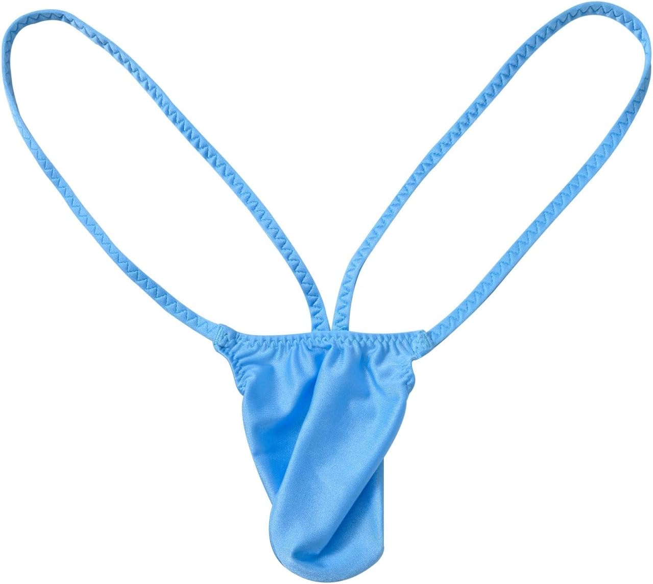 Men's Backless Thong V Back Sissies Tiny Thong Low Rise Sexy Underwear - Image 6