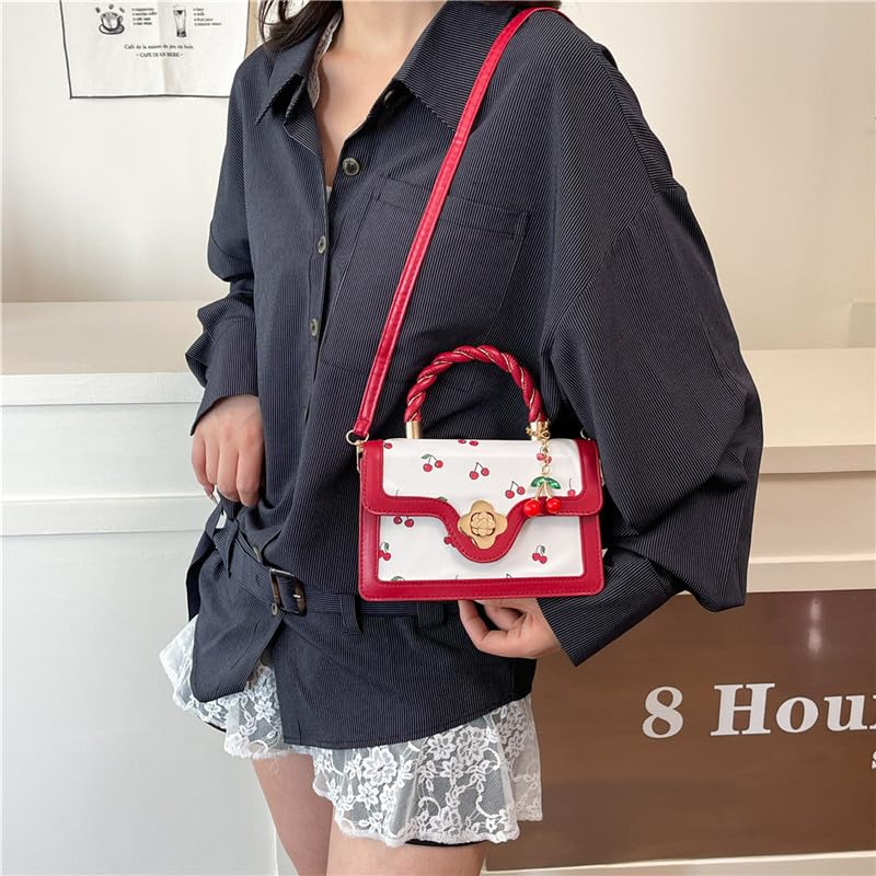 PU Leather Top Handle Crossbody Bag for Women with Removable Strap Mini Purse Bag for Work & Daily Use2