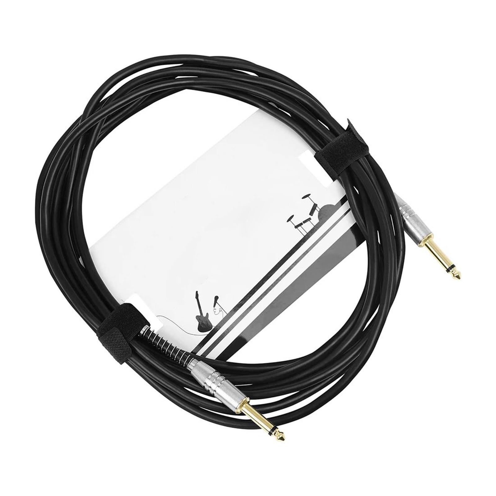 Początkujący Kabel Do Gitary Przewód Do Gitary Elektrycznej Kabel Redukujący Szumy Złącze Wyjściowe 6,35 Mm Akcesoria Części Basowych