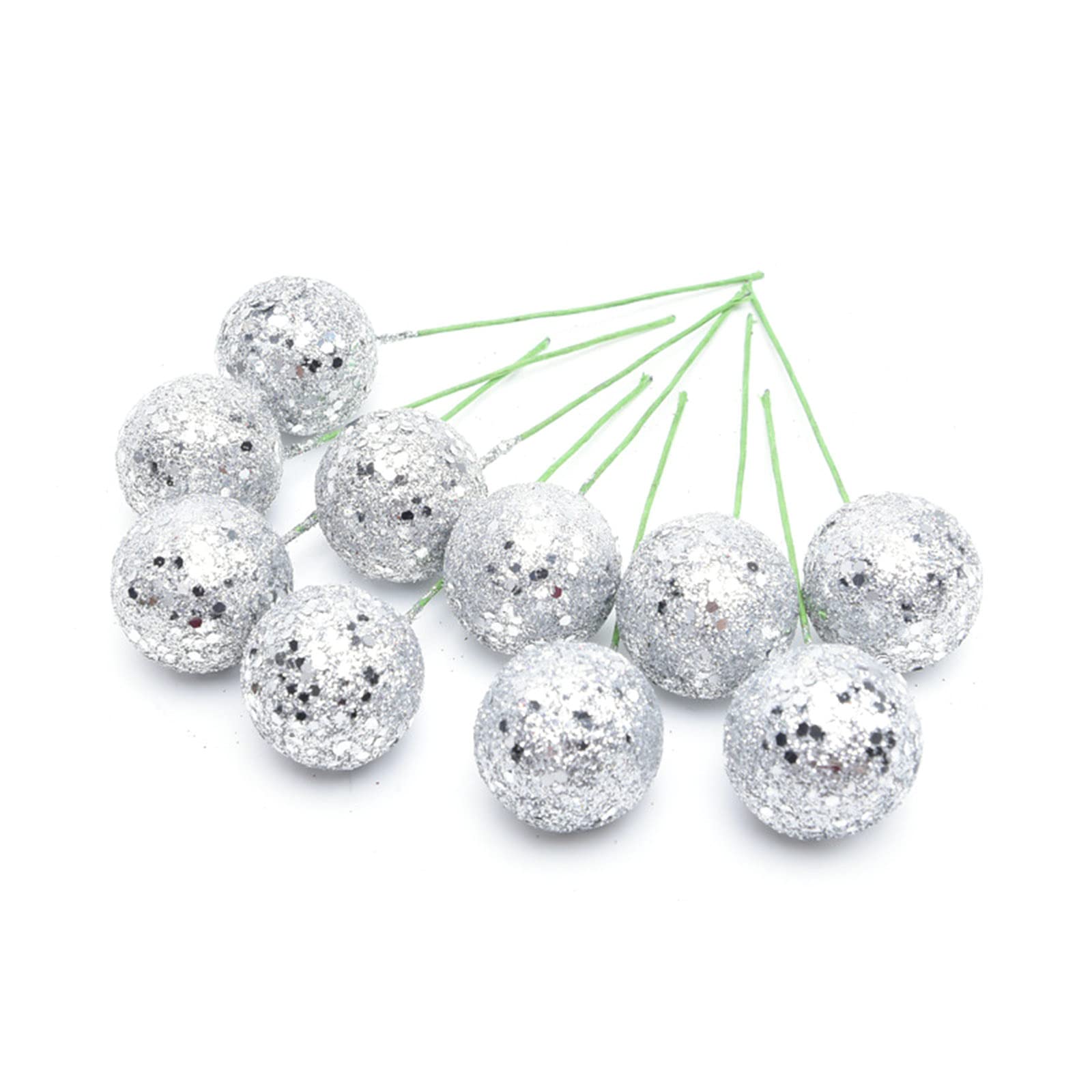 Yhplxyuus Christmas Ball Ornaments Foam Festival Balls Shatterproof Decorative Glitter Balls Tree Decorations Christmas Ball Ornaments