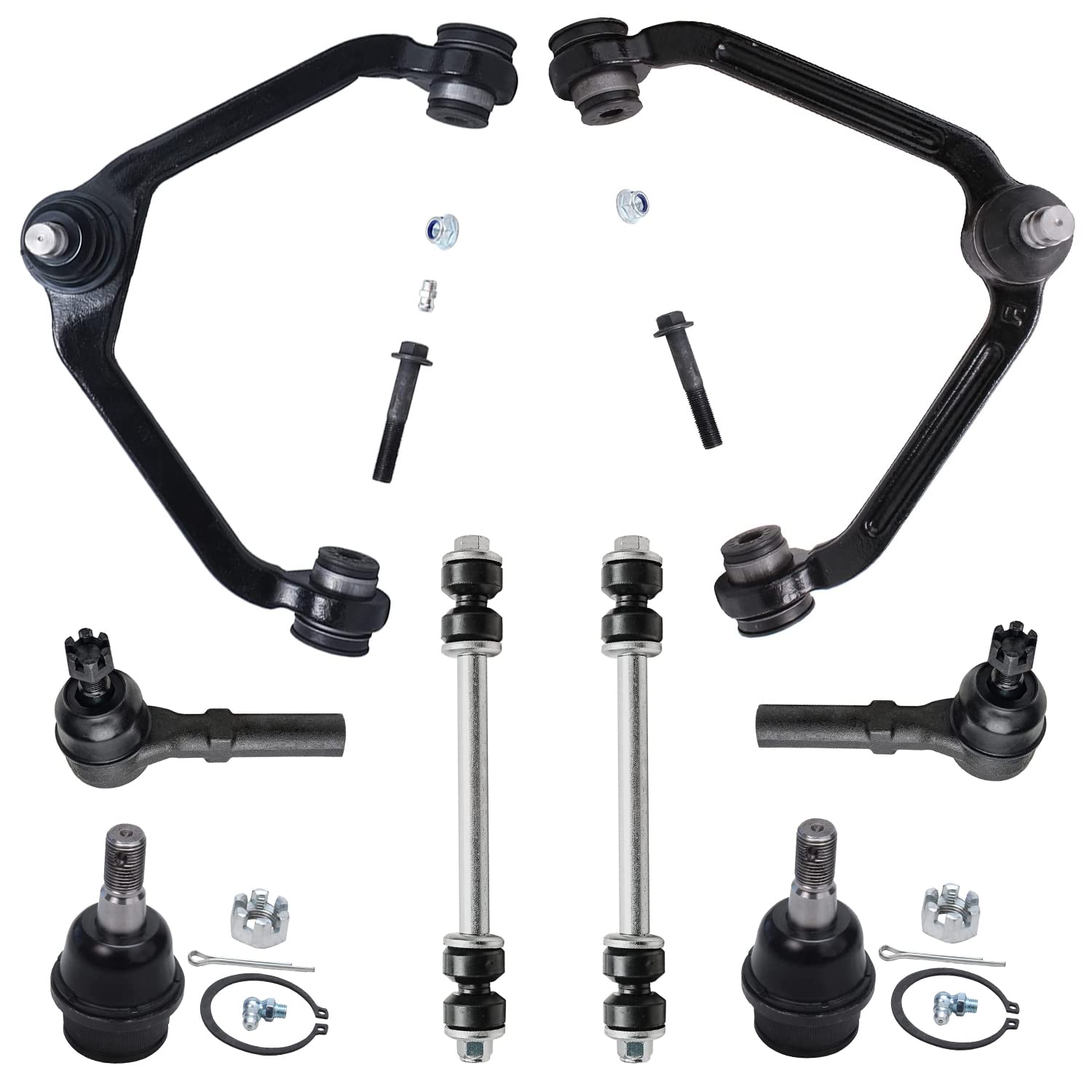 Detroit Axle - 8pc Front End Kit for Ford 1995-1997 Explorer
