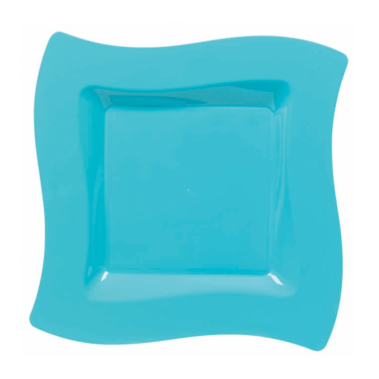 Amscan Square Paper Plates - Caribbean Blue, 7 Inch, 20 Count Pack For Parties - View #12