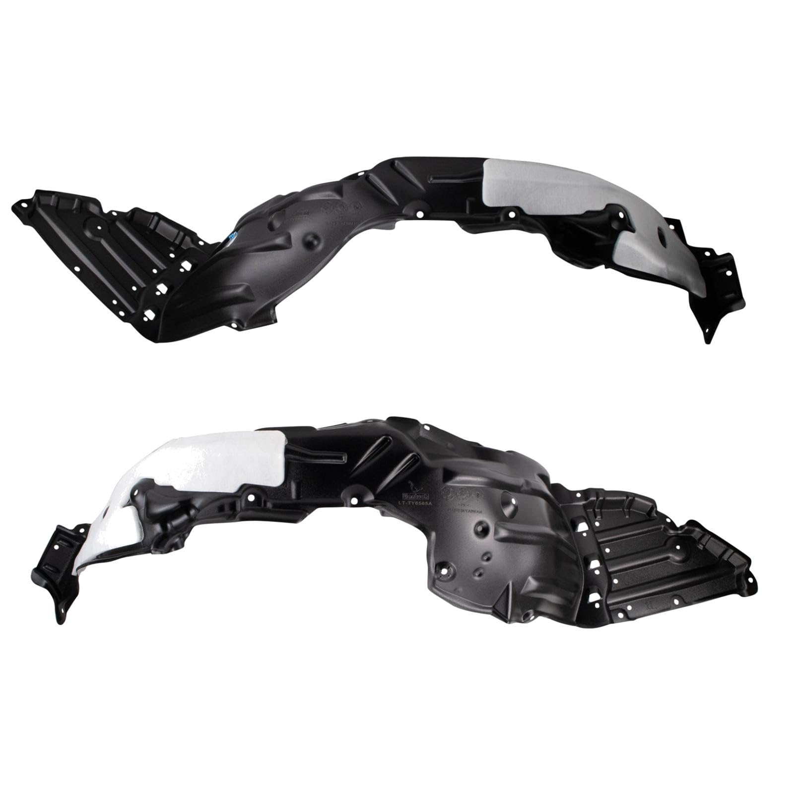 TRQ Front Inner Fender Liner Set | For 2020-2022 Toyota Corolla TO1248234 TO1249234