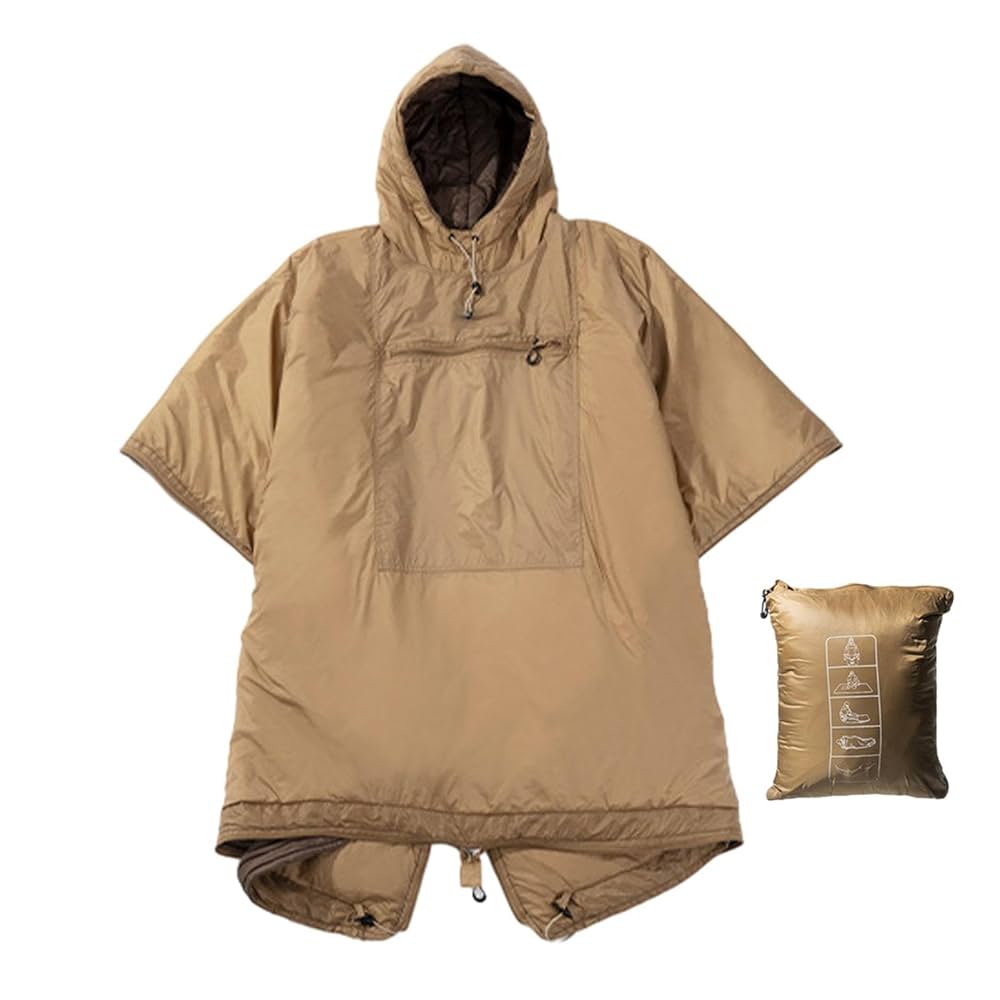 ポンチョ ブランケット 着る寝袋 キャンプ ポンチョコート保温防寒防水 ポンチョ ブランケット 着る寝袋 キャンプ ポンチョコート保温