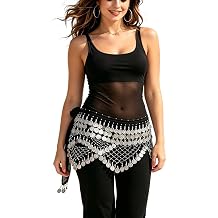 Women Belly Dance Belts Belly Dance Hip Scarf with Gold Coins