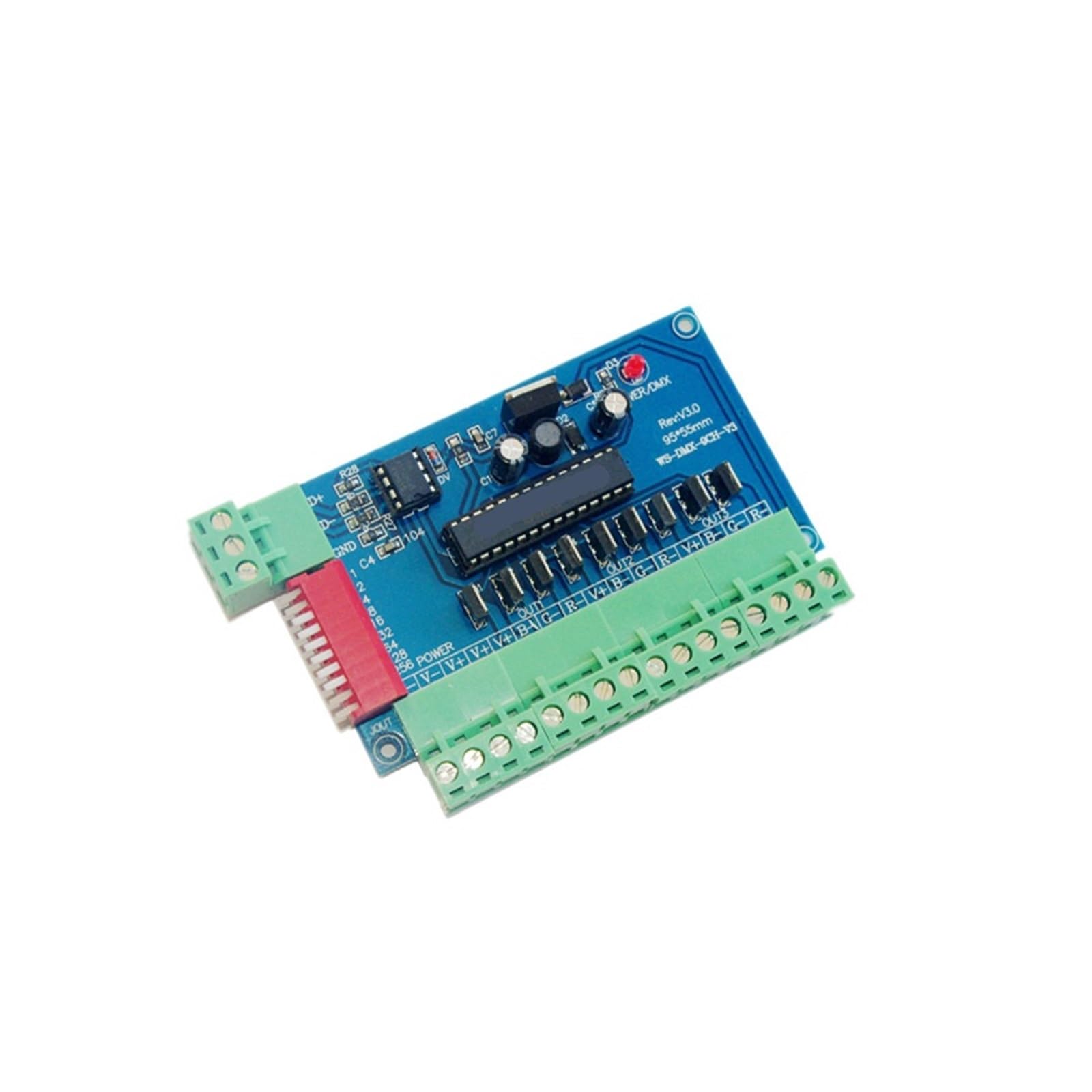 ZXAOMMBEA DC5V 12V 24V 36V 3CH 4CH 6CH 8CH 9CH 12CH 18CH 27CH 36CH Channel LED DMX512 Controller Board decoder for Lights(9CH)