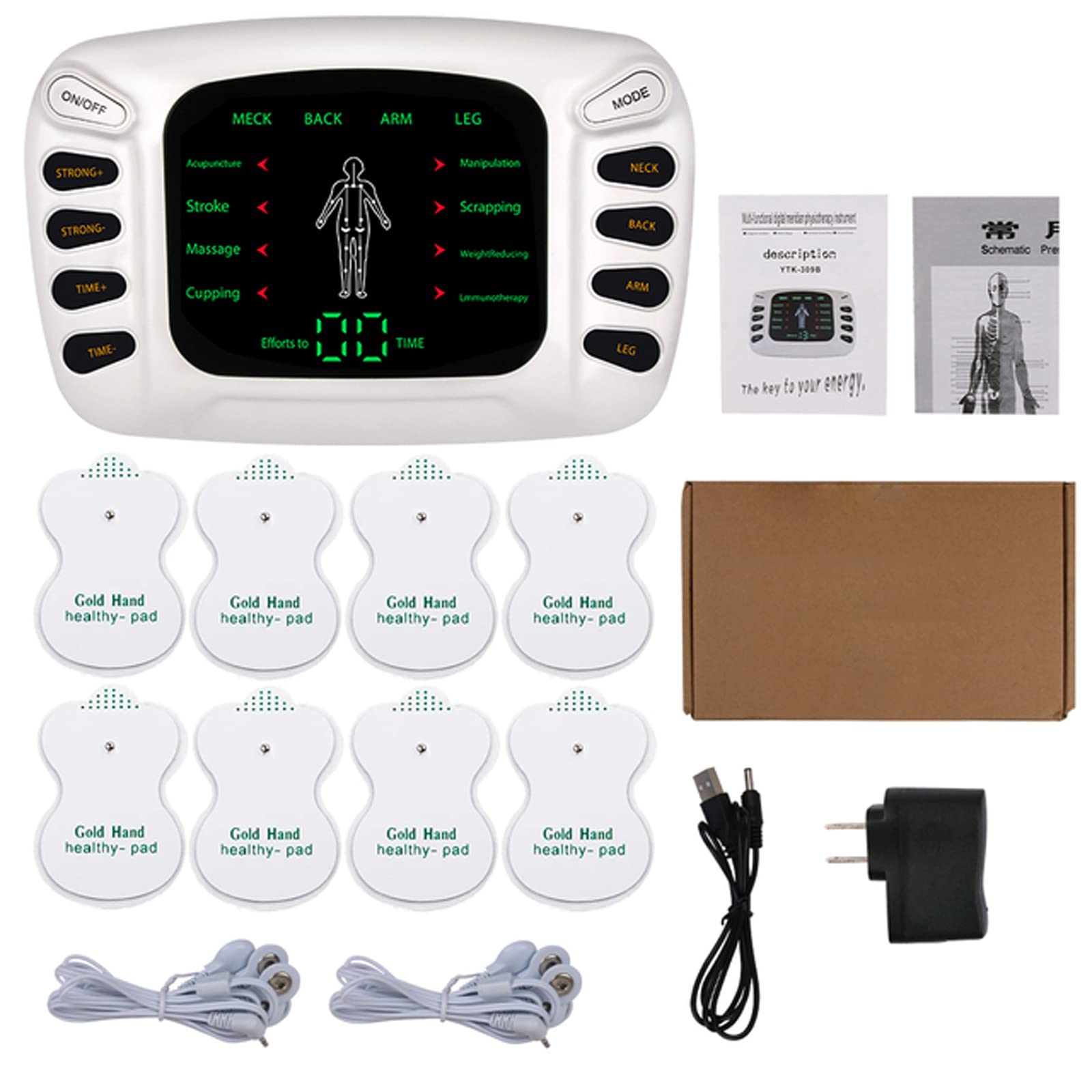 Cerotti per agopuntura Elettrostimolatore Fisioterapia TENS Macchine Massaggio a Onde d'urto Corpo Miglior elettrodo per alleviare Il Dolore Tens Pads