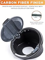 Vista 3 de Savadicar Cubierta de tapa de gasolina, puerta de tanque de llenado de combustible compatible con Jeep Wrangler JL JLU 2018-2025 4xe 2 y 4 puertas