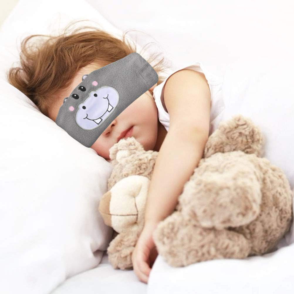 Casque sans Fil pour Enfants, Bandeau Bluetooth V5.0 pour Enfants, Masque de Sommeil Bluetooth, Bandeau Souple avec Haut-parleurs et Micro pour la Maison, Voyage