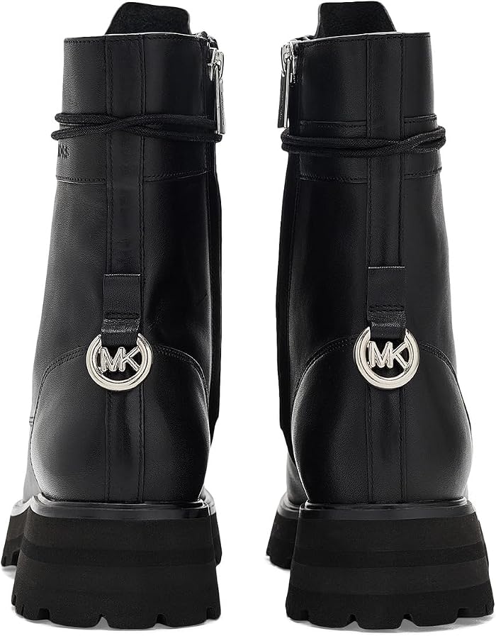 Женские ботинки Michael Kors Caleb Lug Booties, цвет: Чёрный — фото 4