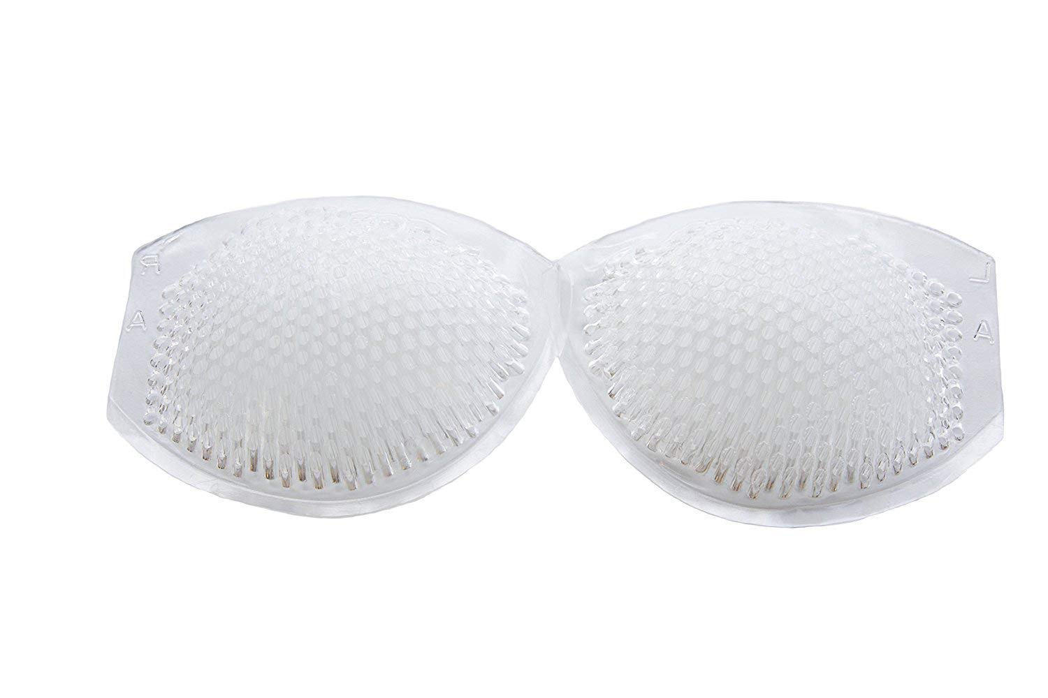 Sodacoda Women's Clear Breathable Semi-Adhesive Lightweight Silicone Bra Inserts 120G
