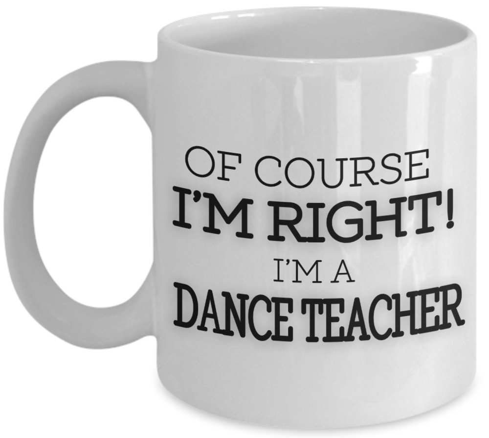 Dance Teacher Christmas Novelty Gift Mug