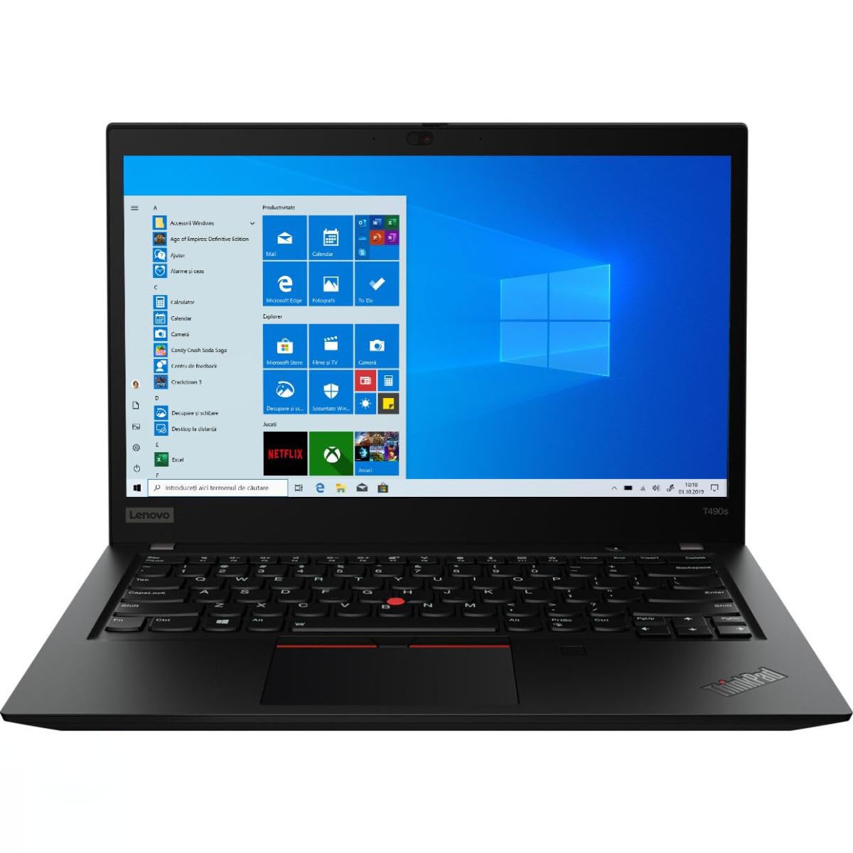 Lenovo ThinkPad T490s 14'' FHD Laptop Computer, Intel Quad-Core i7
