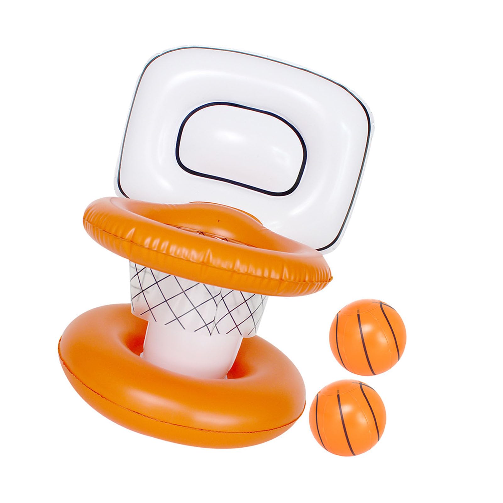 Canestro da basket gonfiabile Set per piscina con base galleggiante in PVC per gioco d'acqua Piscina Obiettivo di basket
