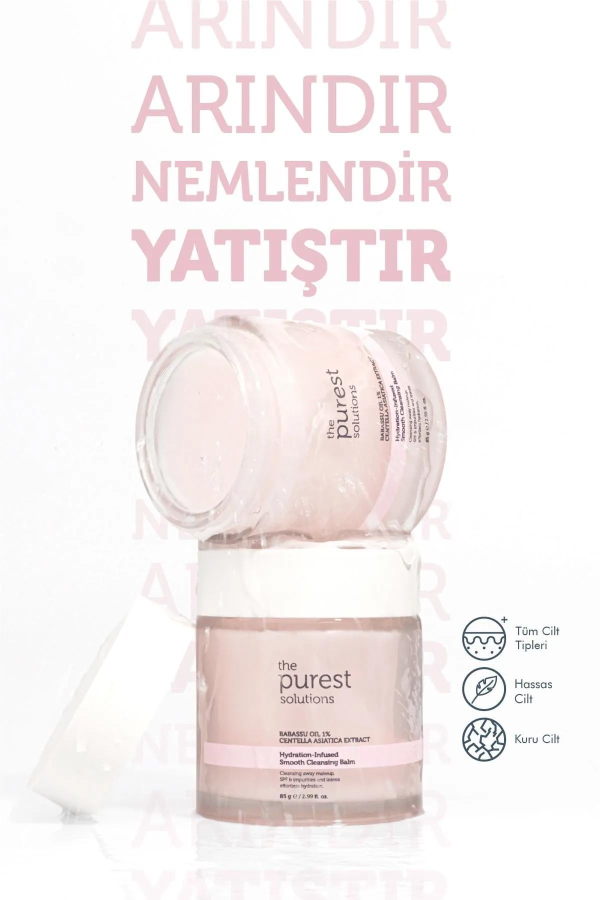 The Purest Solutions Feuchtigkeitsspendender und antioxidativer Reinigungsbalsam für empfindliche und trockene Haut