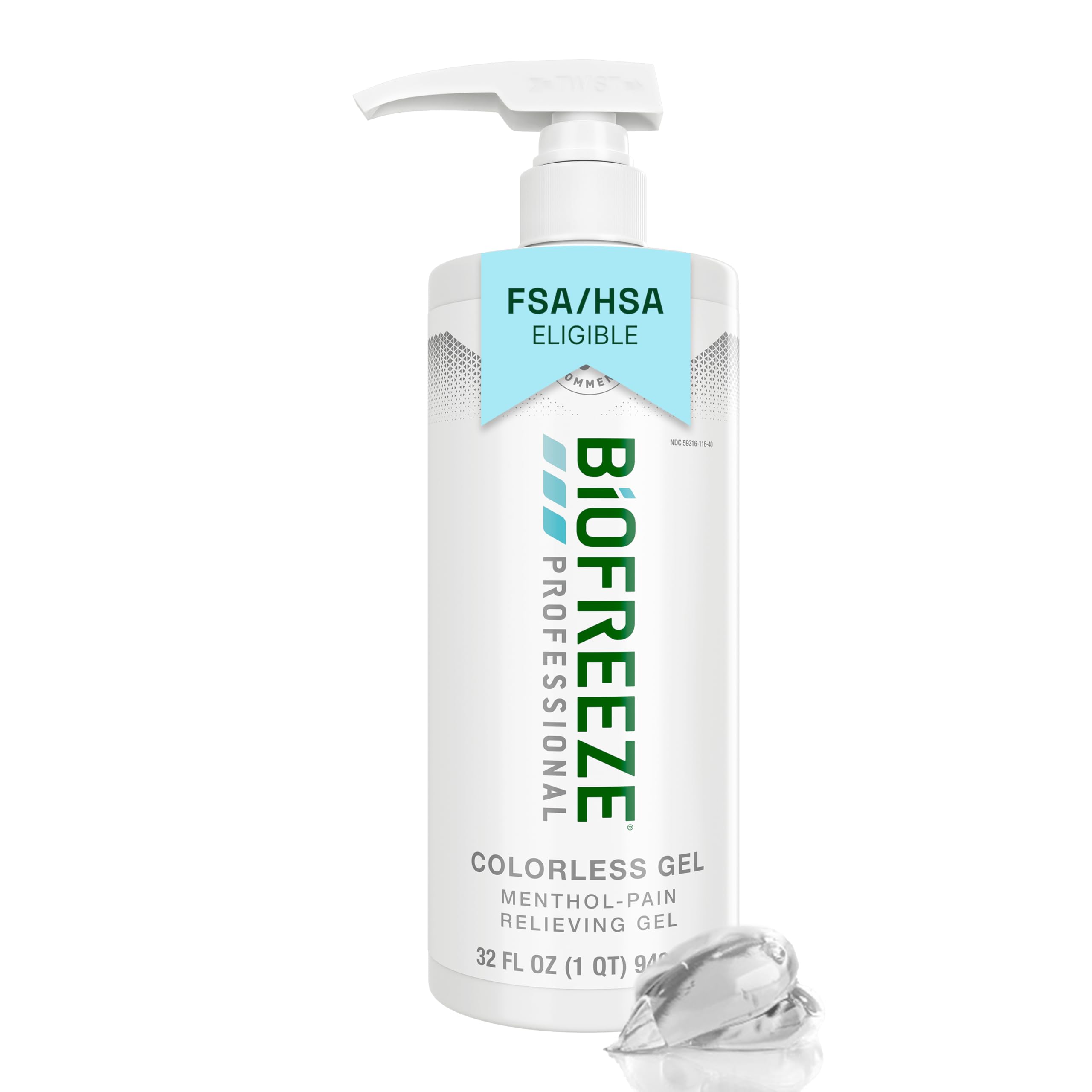 Biofreeze Pain Relief Gel, Muscle Pain Colorless Menthol Gel, 32 FL OZ Pump — Amazon image 13
