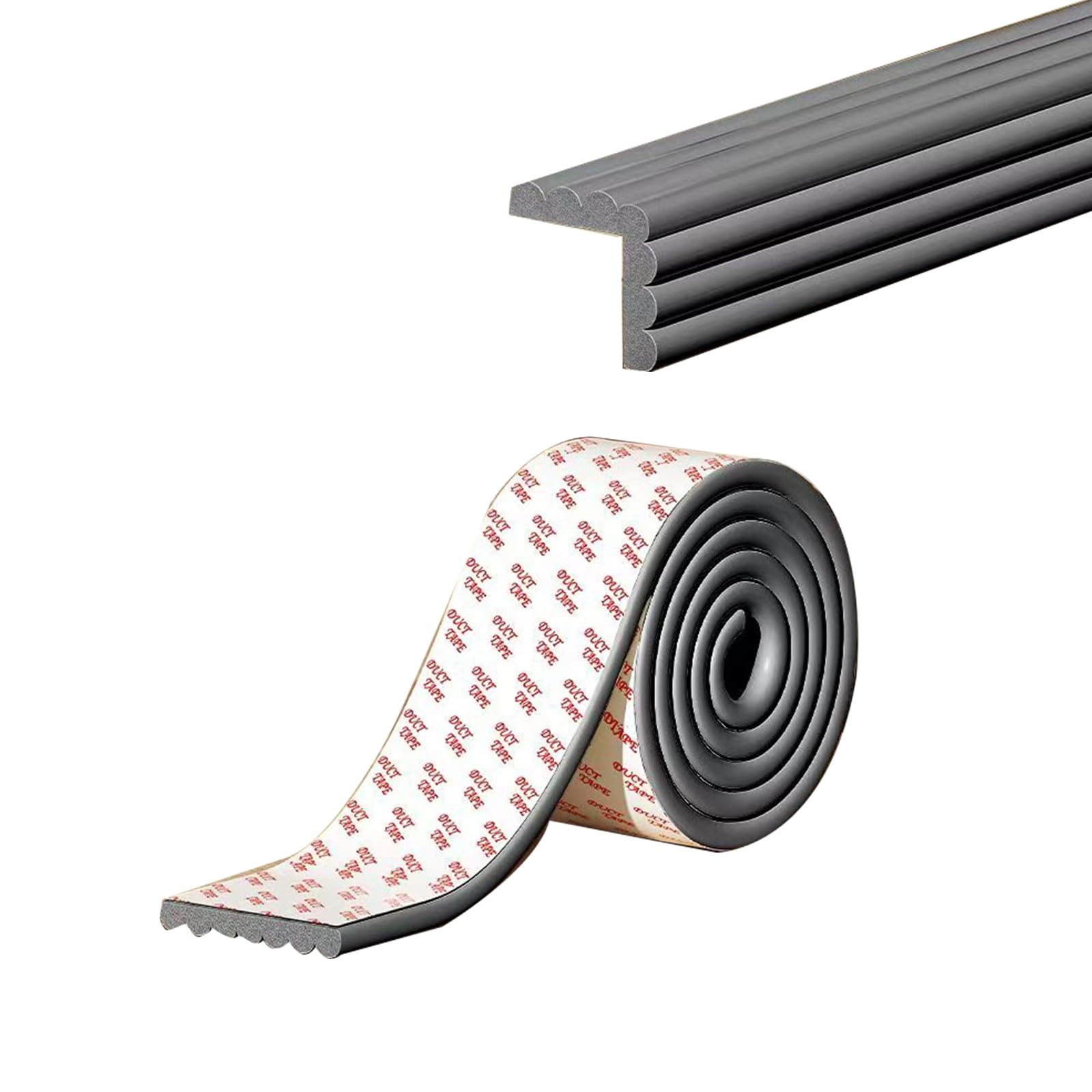 Edge Protector for Tables, Furniture Corner Guard Edge, Foam Bumpers - Soft Rubber Multiple Sizes Multicolor(Black,1W x 400L cm)