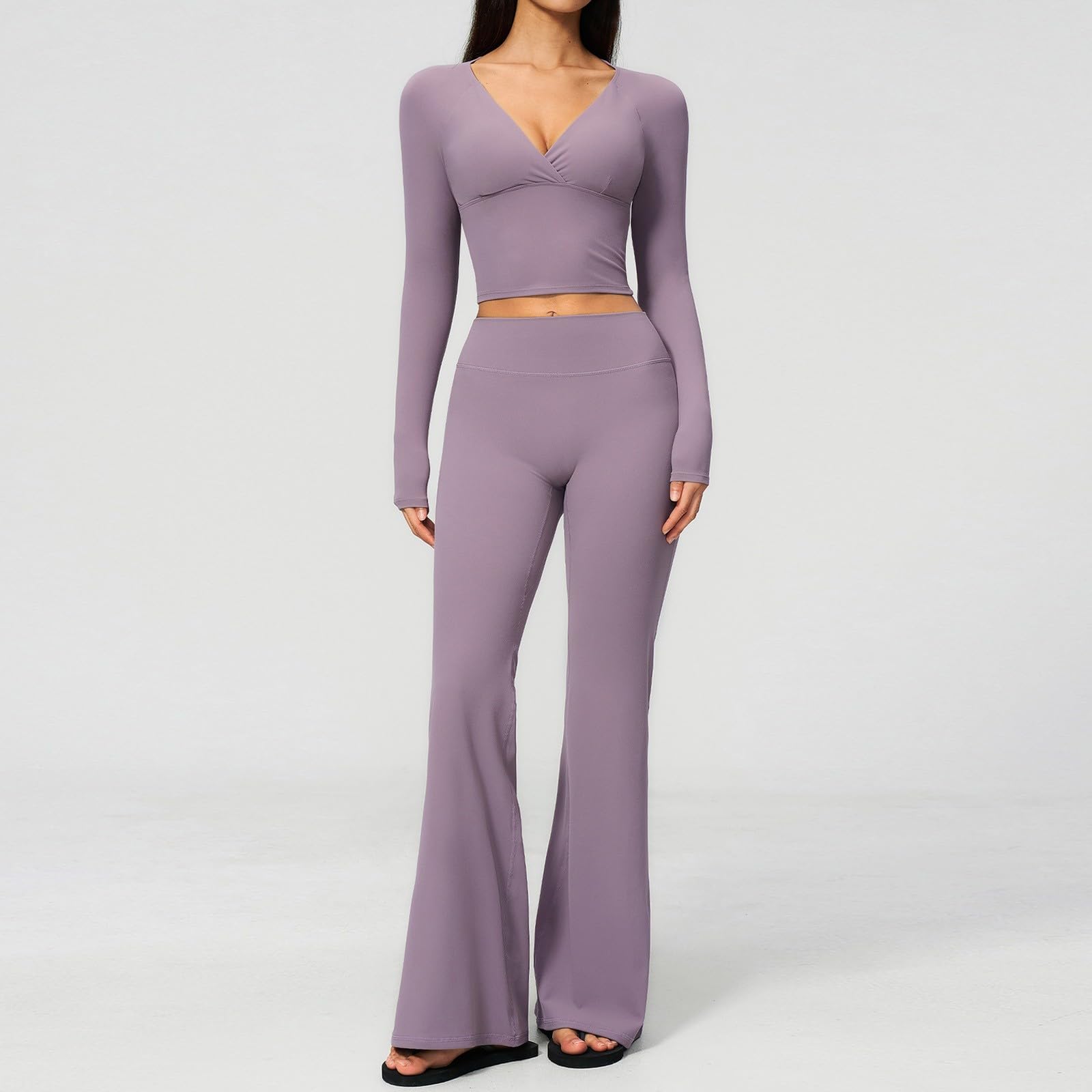 Ropa Deportiva cremosa para Adelgazar, Ideal para Yoga, Correr y Actividades al Aire Libre. Transpirable y de Corte Ajustado.