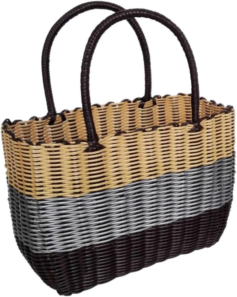 Handcrafted Woven Storage Basket Multi-purpose Shower Organizer Medium Home Decor for Toys Gifts Daily Essentials Convenient Handle Design image 3